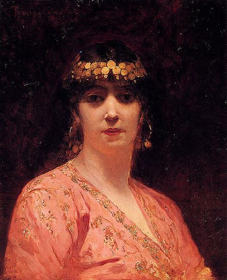 Benjamin Constant Portrait of an Arab Woman
